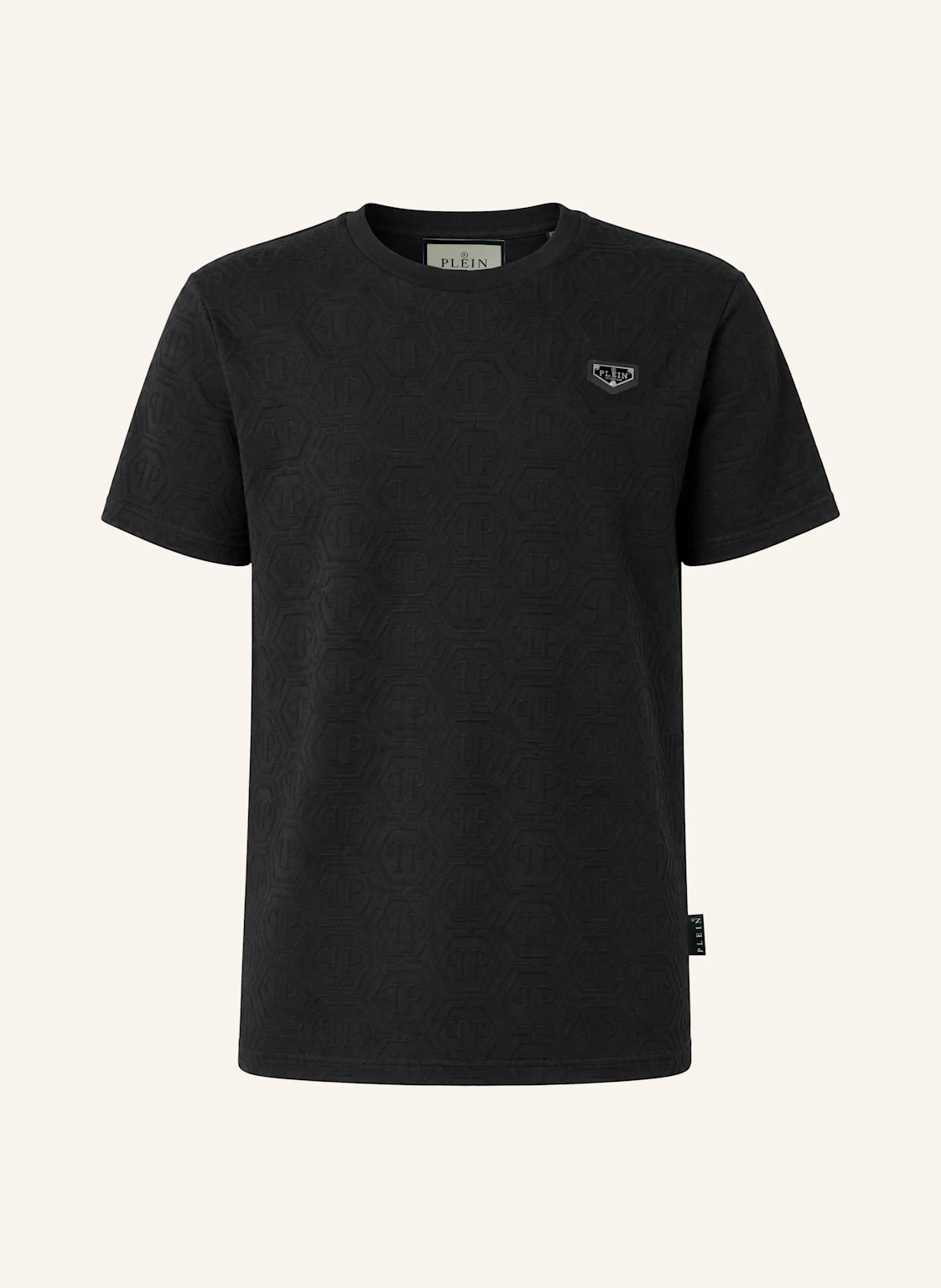 PHILIPP PLEIN Kurzarm-Rundhals-T-Shirt MONOGRAM