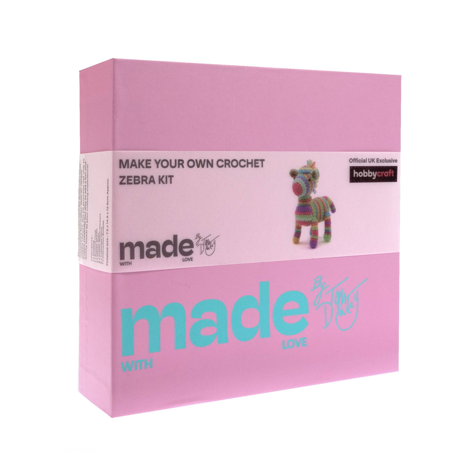 Made With Love Zebra Crochet Kit
