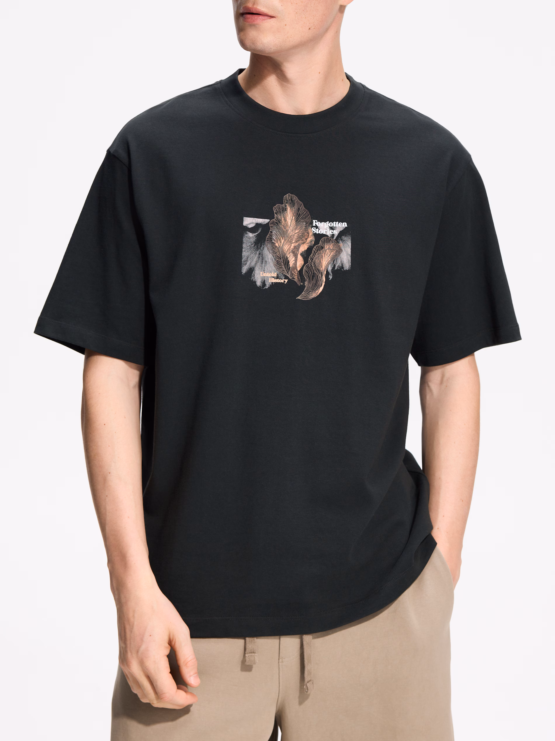 T-shirt comfort z nadrukiem