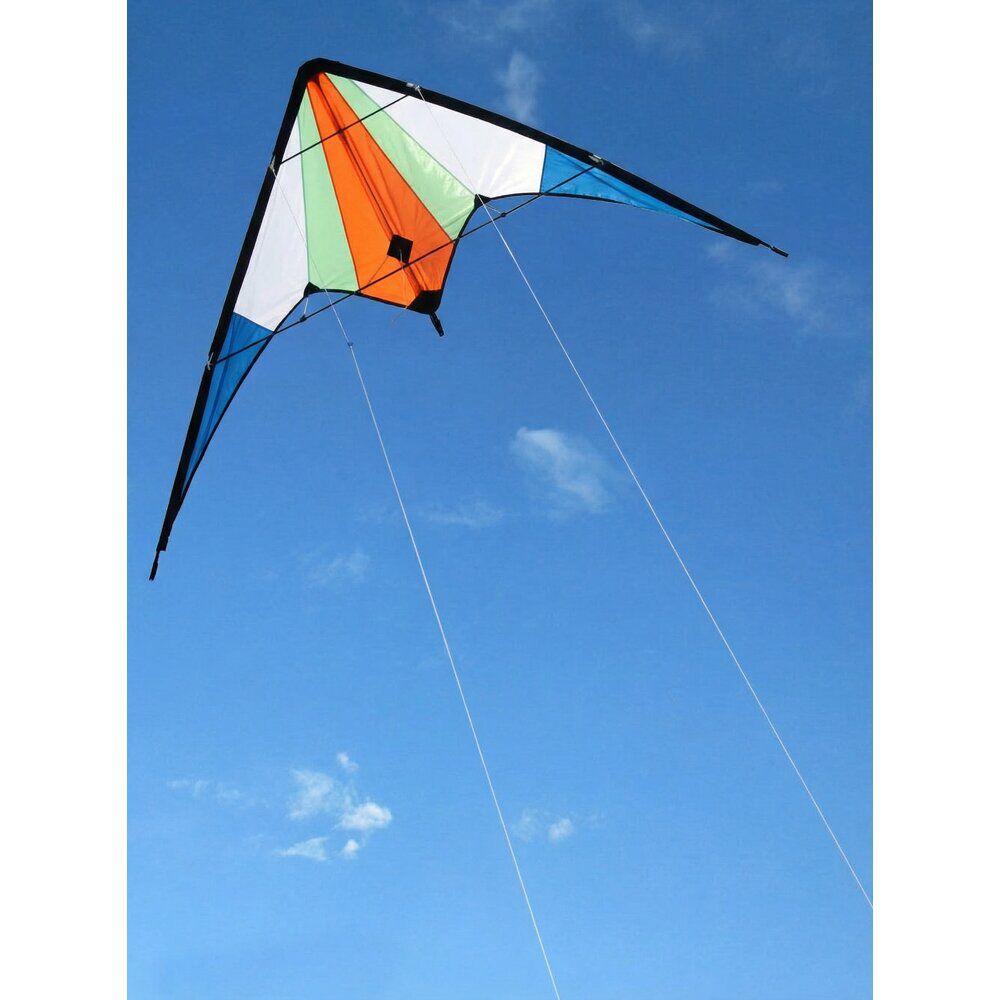 Cerf-volant triangulaire Funky avec poignées 60x120cm