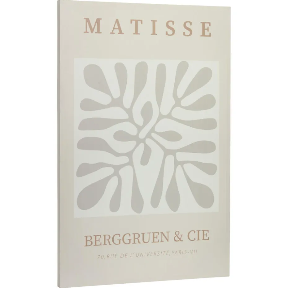 Kwantum Wanddecoratie | Canvas Schilderij Matisse Beige 75×115 Cm