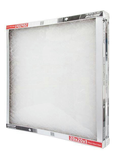 Duststop Furnace Fiberglass Air Filters, 20 x 20 x 1-in, 3-pk
