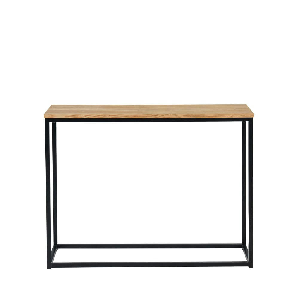 IVICA - Console en métal et bois clair