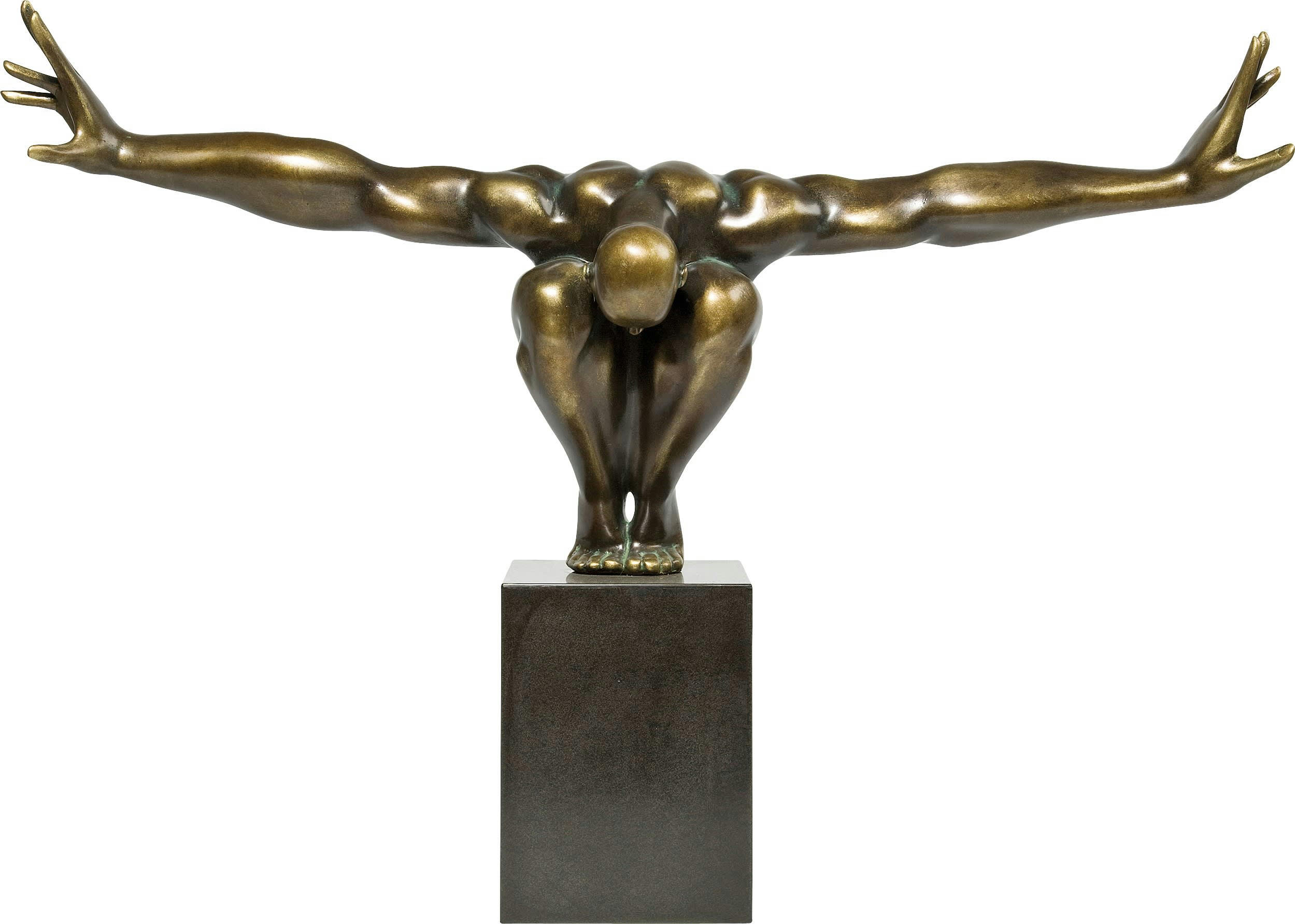 ATHLET - Statuette homme en polyrésine bronze 75x52