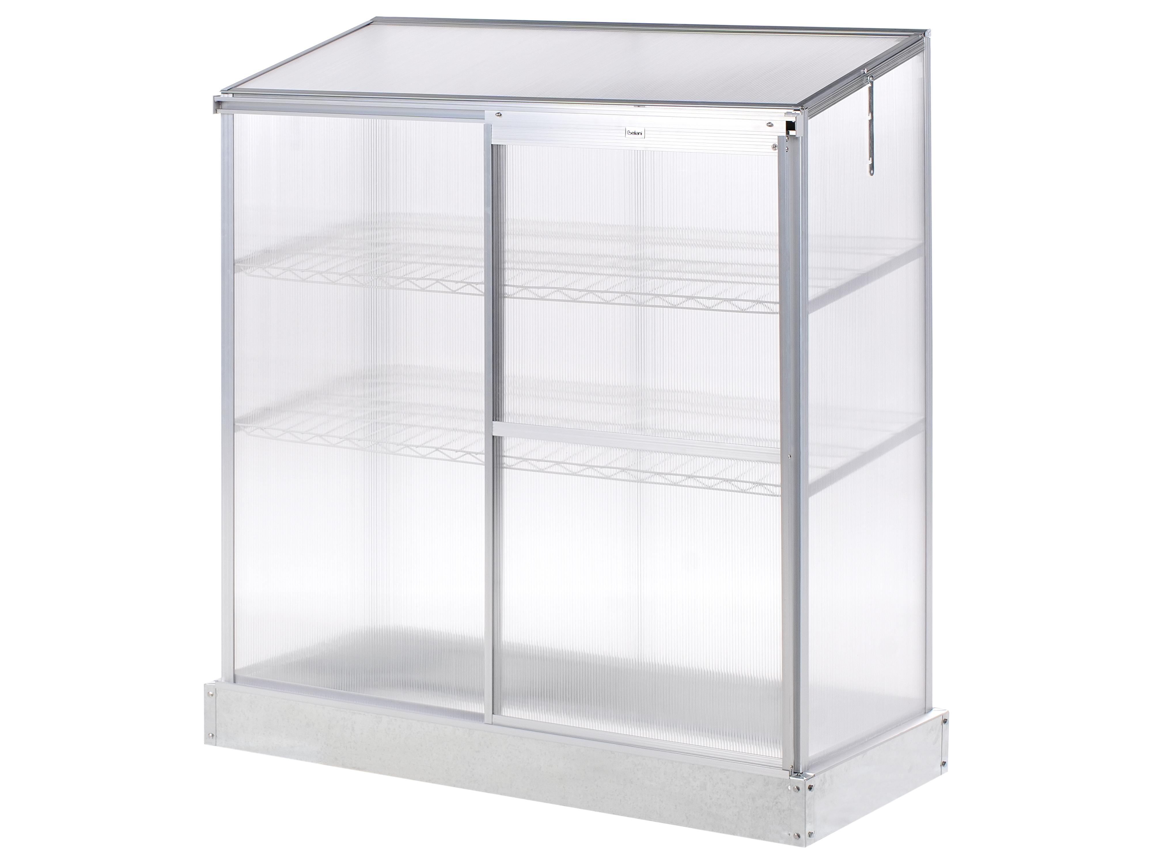 Balcony Greenhouse LECCE Silver 59 cm