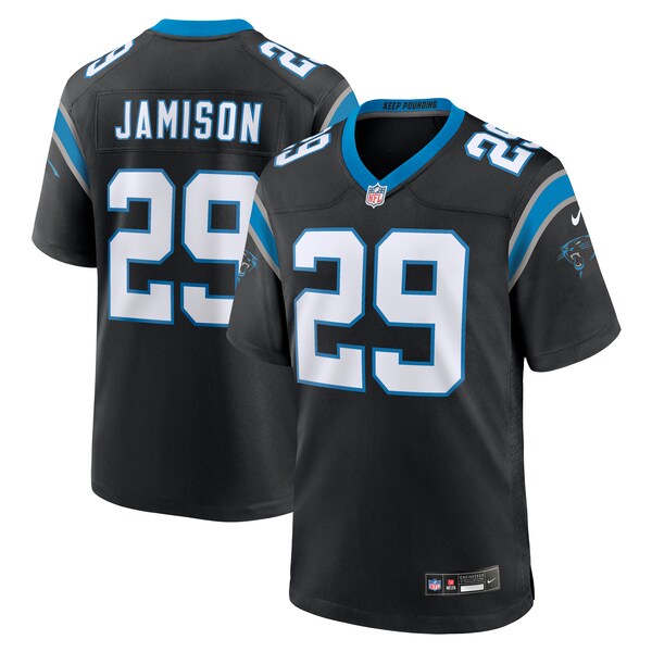 D'Shawn Jamison Carolina Panthers Nike Team Game Jersey -  Black