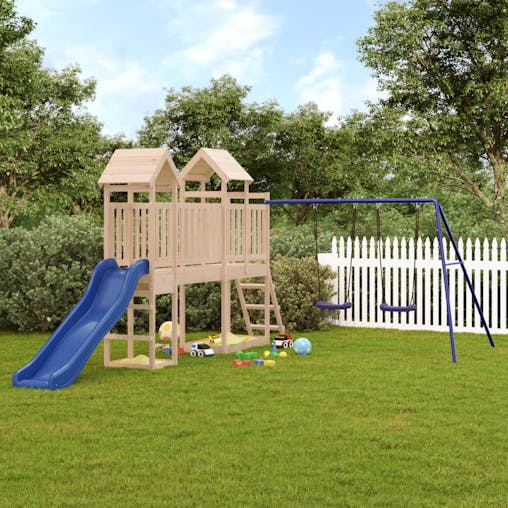 NNEVL Outdoor Playset Solid Wood Pine