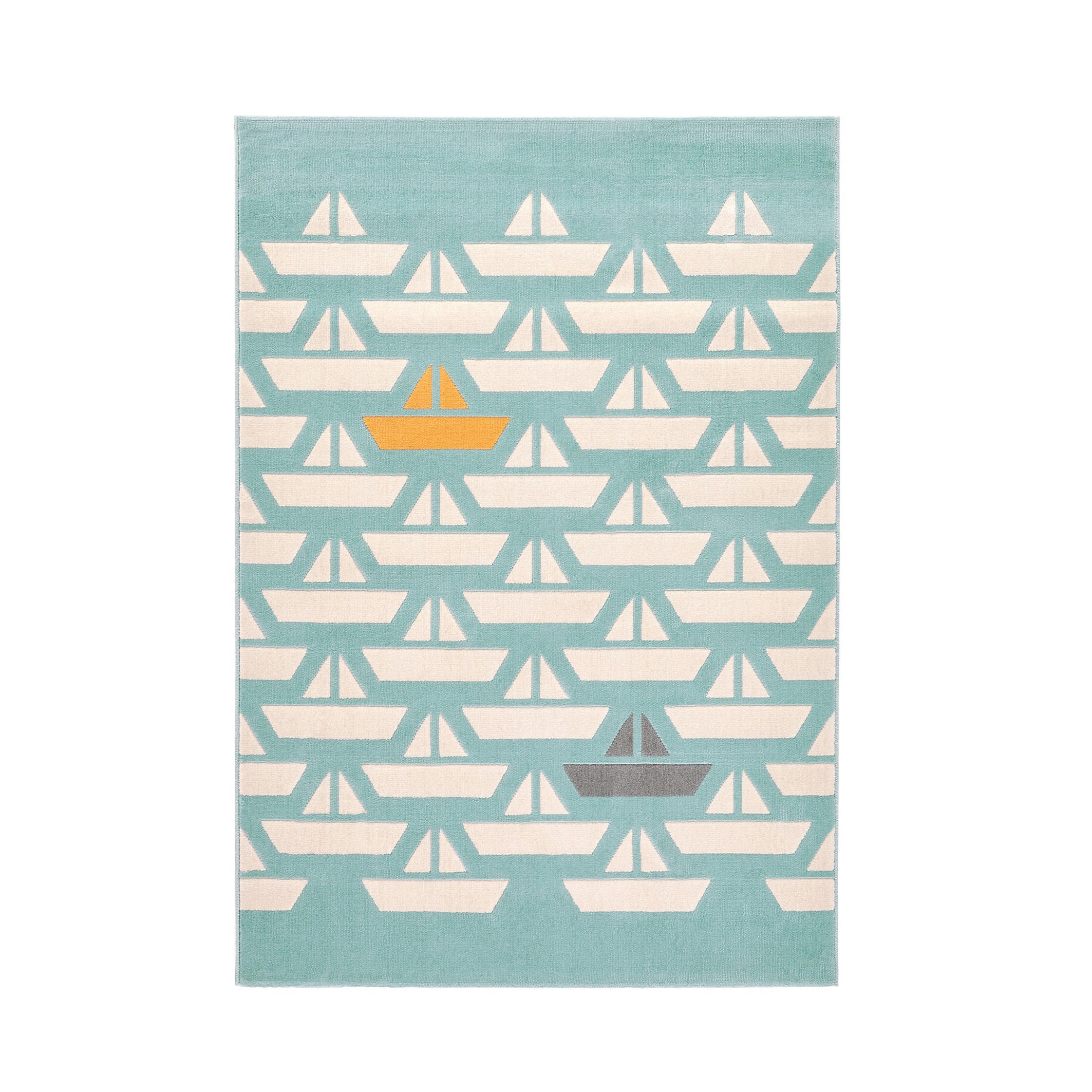 Tapis enfant motif bateaux, Galet