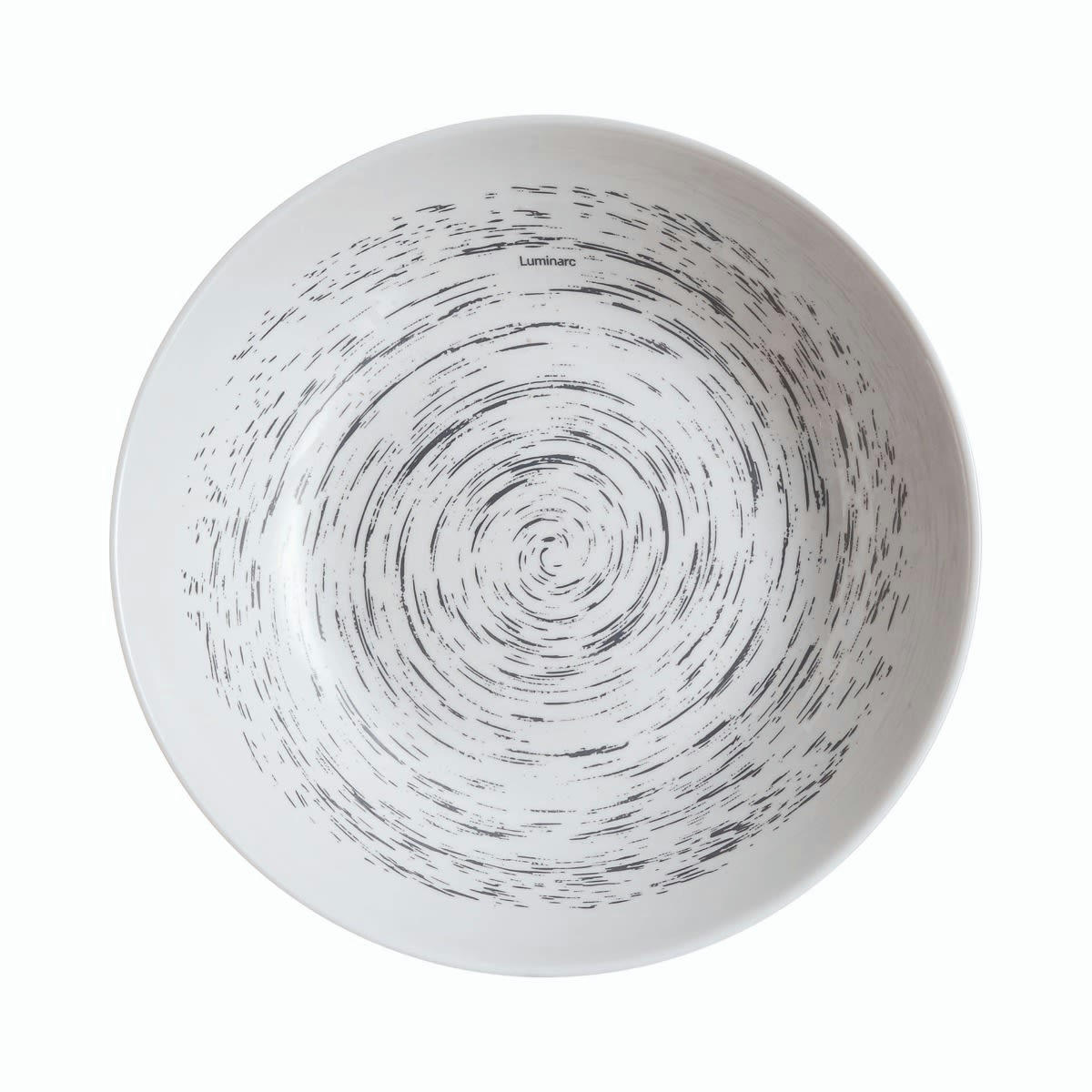 STATIS - Assiette creuse grise 20 cm