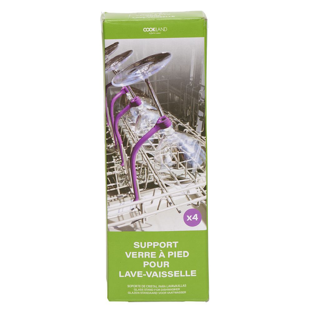 Support verre à pied pour lave-vaisselle x4