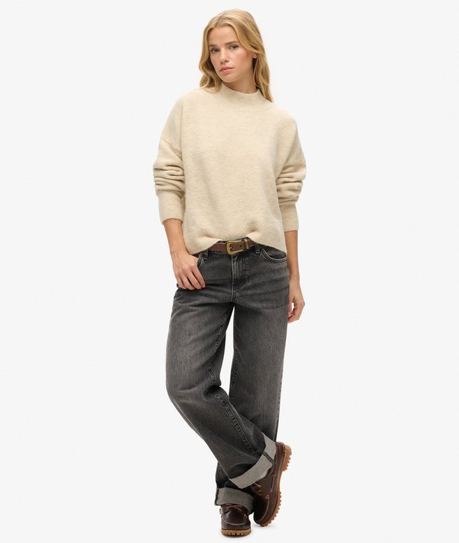 Vintage Essential Mock Neck Jumper
