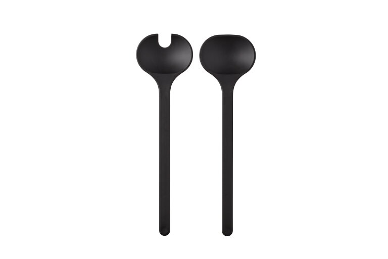 Saladebestek Silueta 2-delig - Nordic black