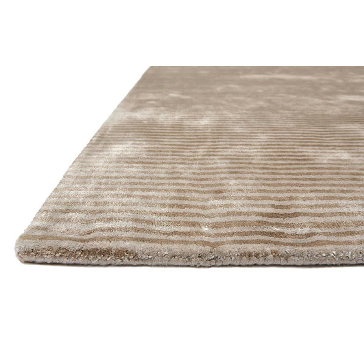 TITANE - Tapis luxe designer en Viscose Blanc cassé 120x170 cm