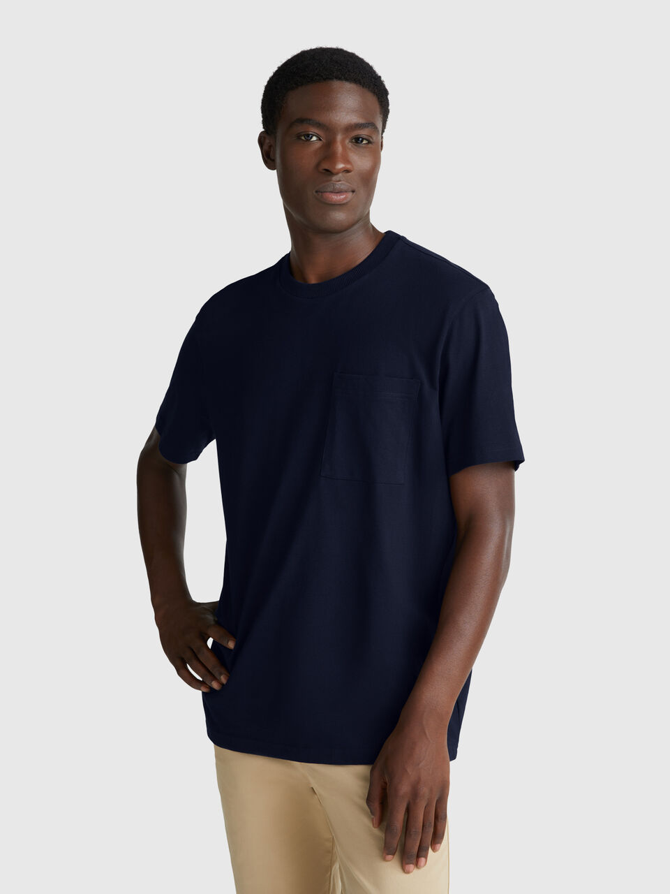 Cotton t-shirt with pocket