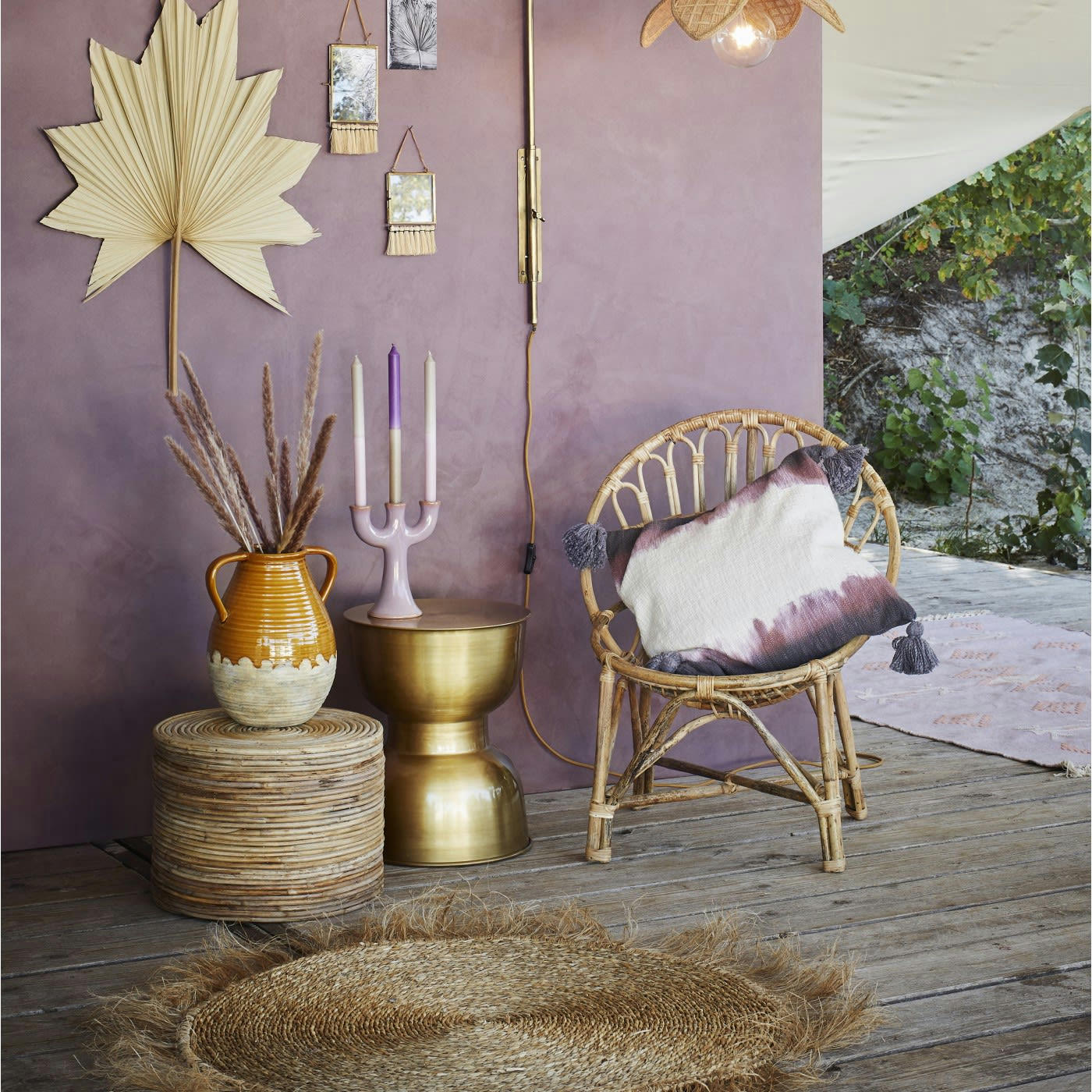 - Paniers en bambou - Lot de 2