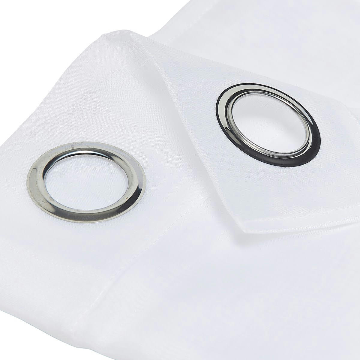 - Voilage en Polyester Blanc 135x240 cm