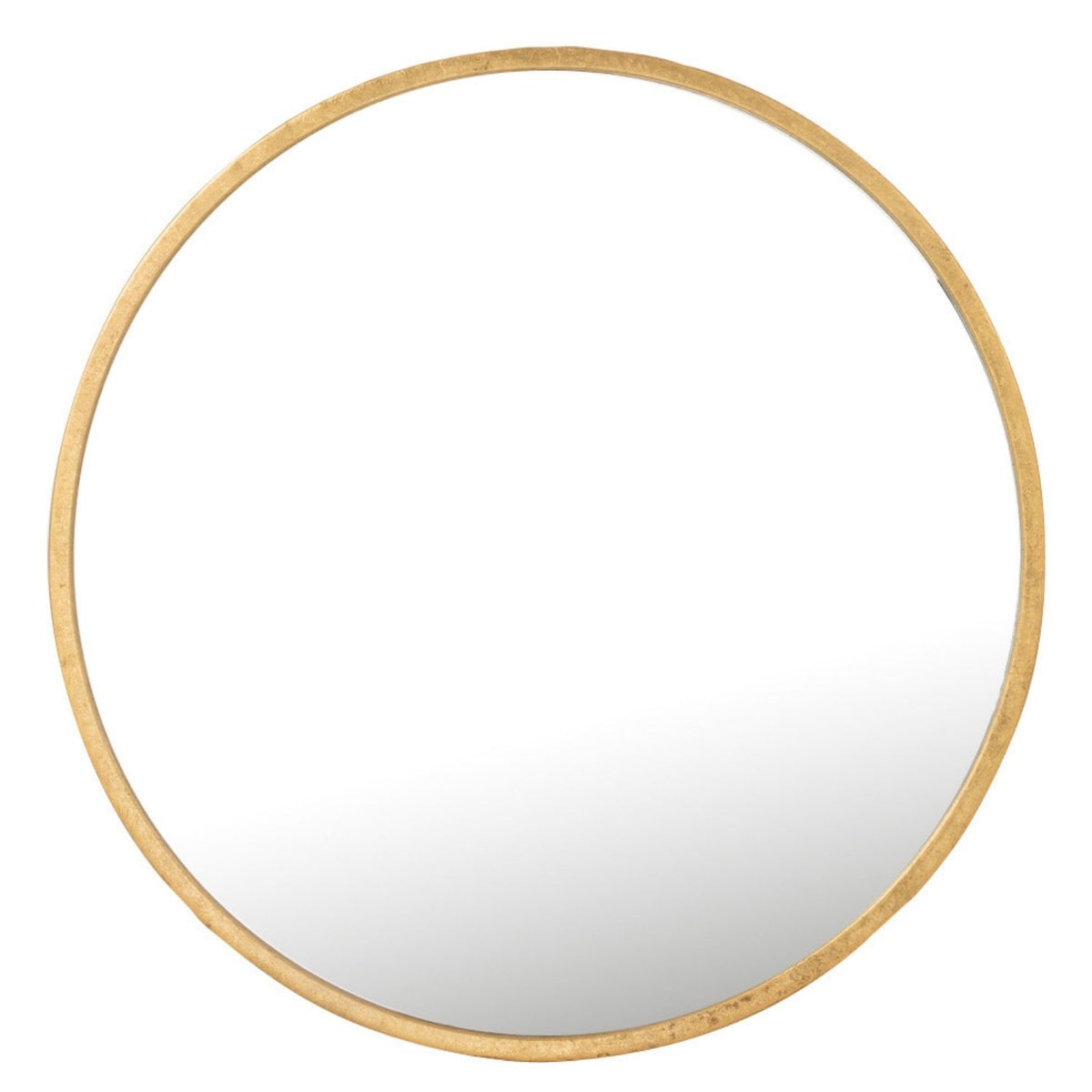 J-Line spiegel Mona Rond - ijzer/glas - goud - medium - Ø 50 cm