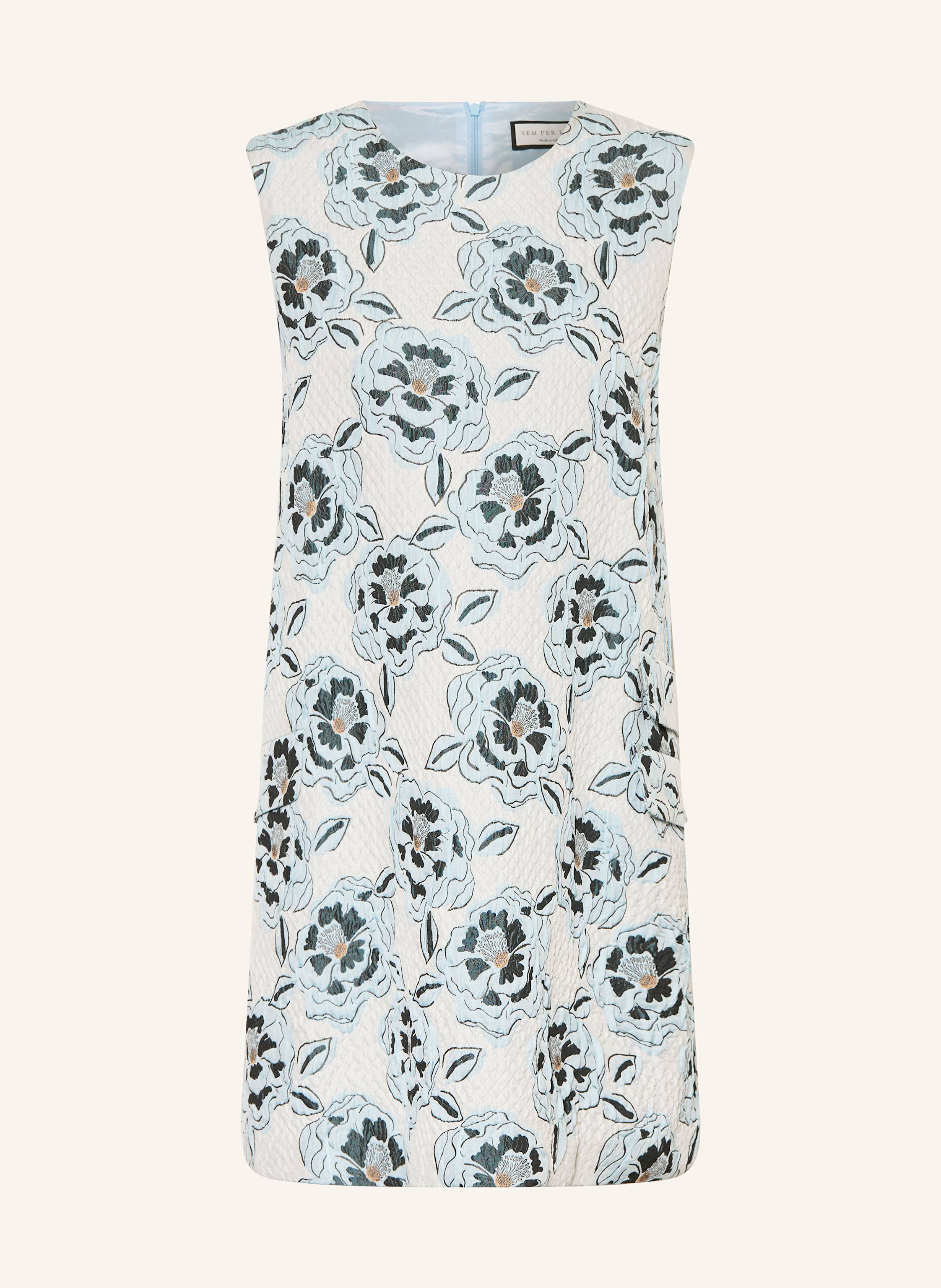 SEM PER LEI Jacquard-Kleid