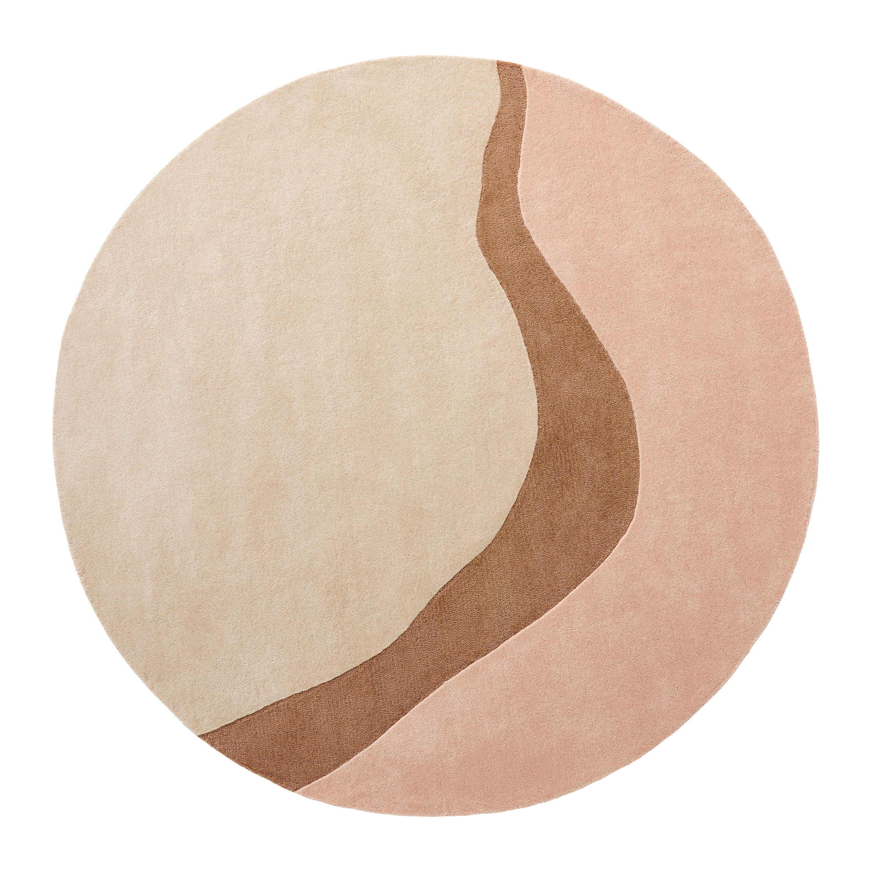 Acsento Figari Vloerkleed Ø 200 cm - Blush