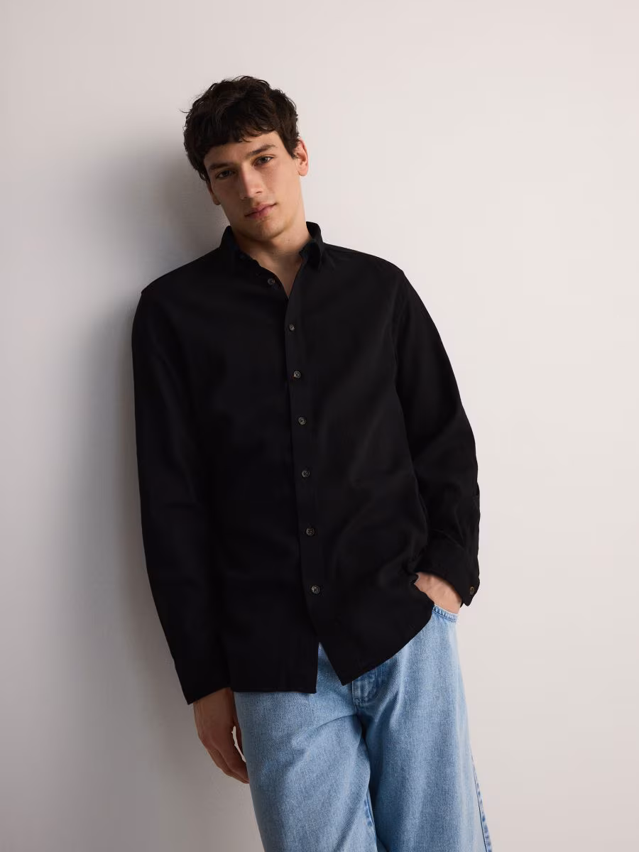 Regular Fit Cotton Rich Shirt