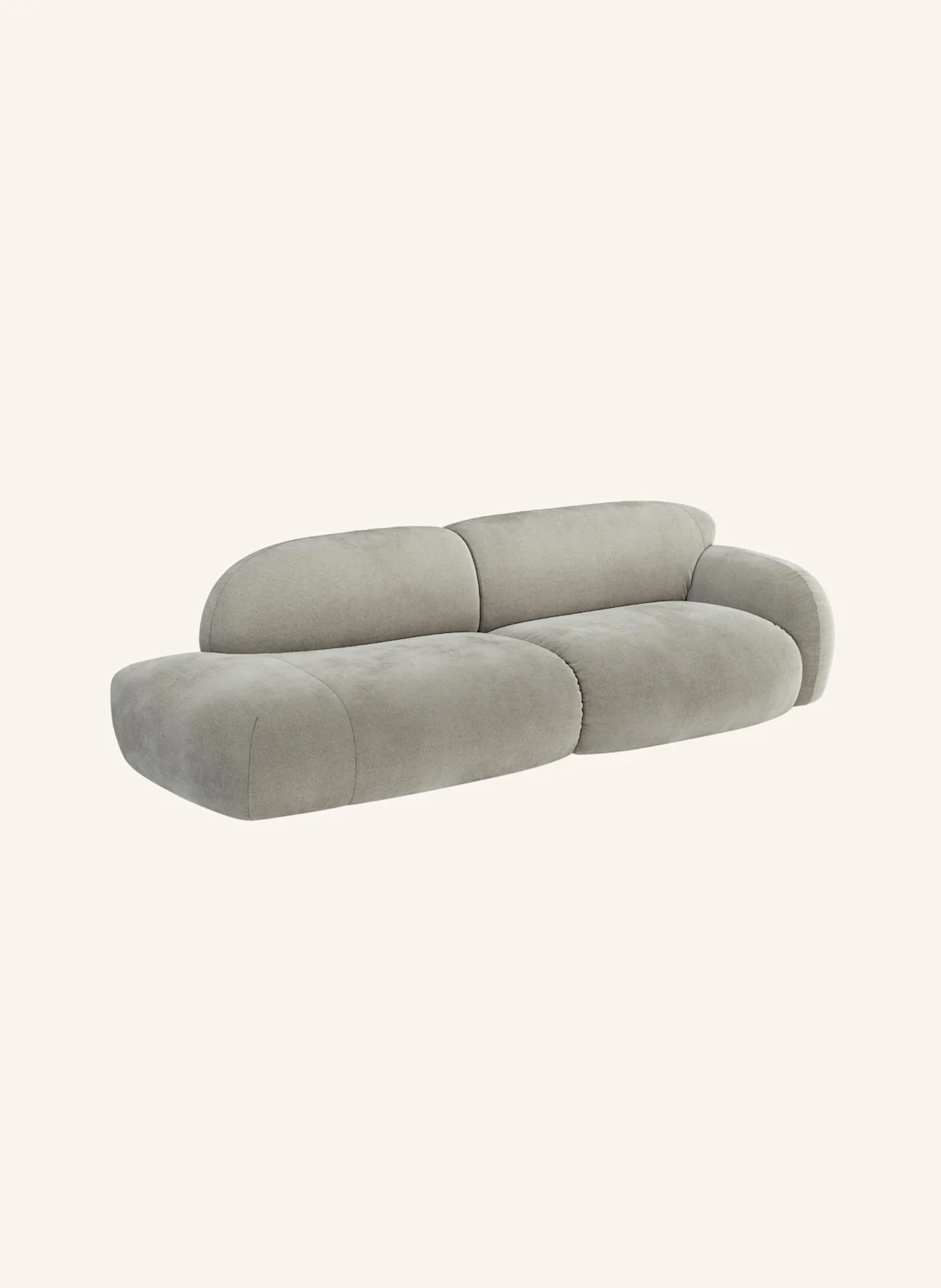 nydo Mondino 3-Sitzer Recamiere Sofa Velours
