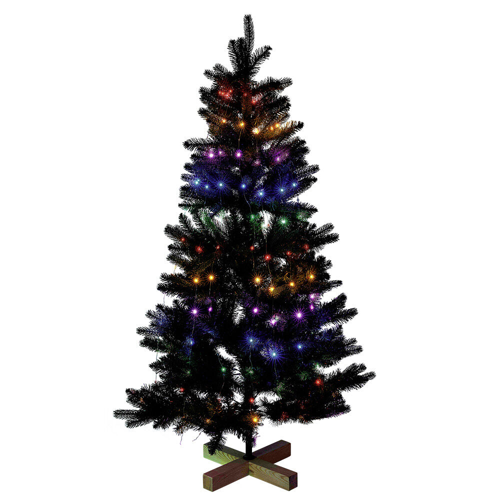 Anneau lumineux guirlande avec télécommande pour sapin multicolore
