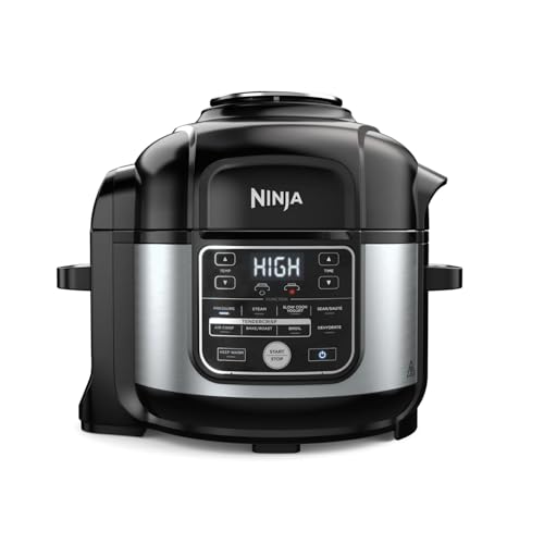 Ninja Foodi 10 in 1 6.5 Quart Pro Pressure Cooker Air Fryer Multicooker, Stainless, OS300: Home & Kitchen
