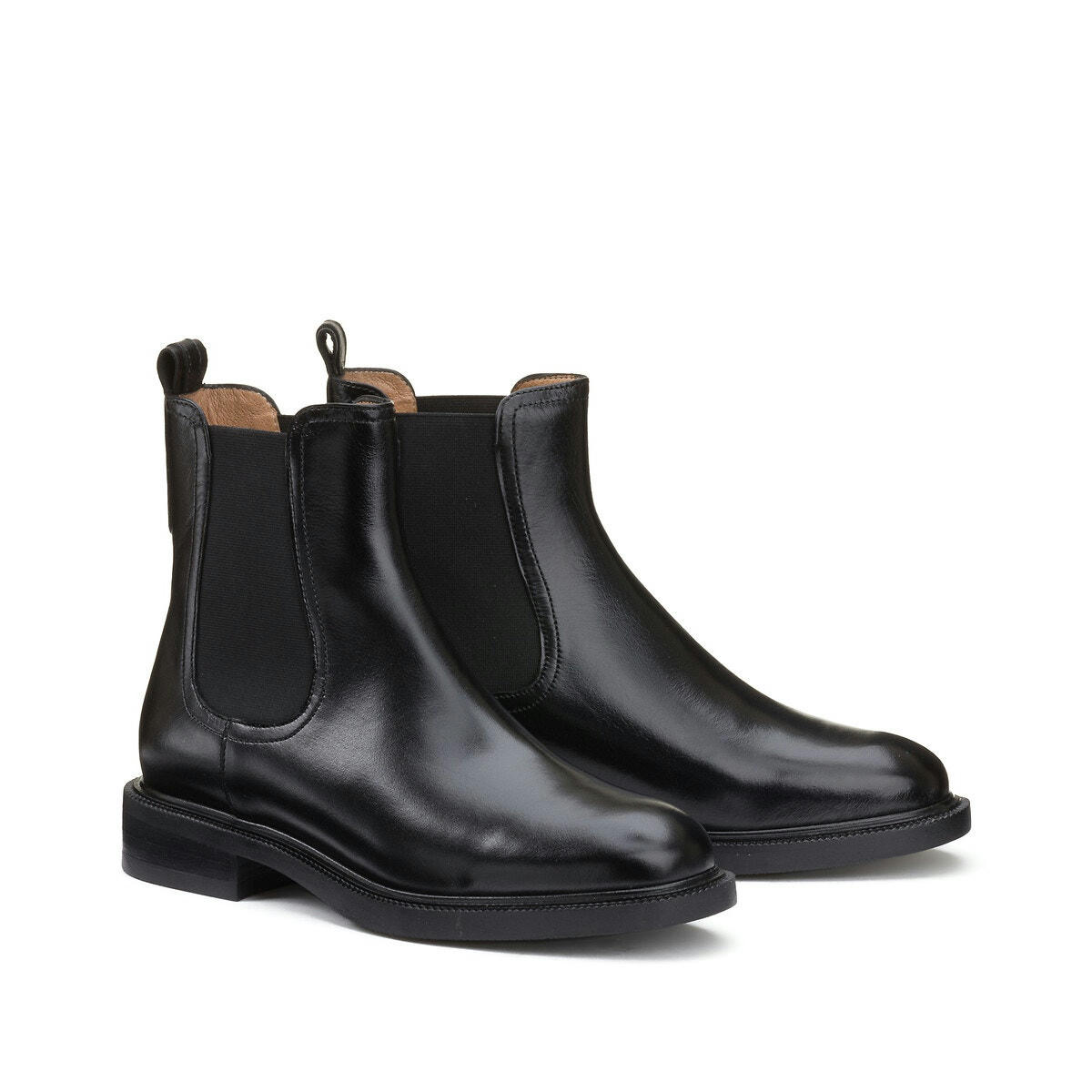 Boots chelsea Signature en cuir