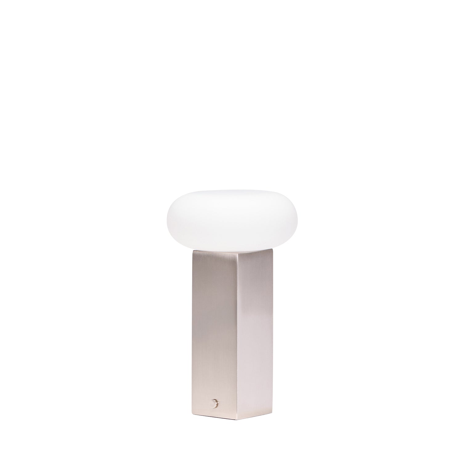 Hübsch draagbare lamp Low - glas/ijzer - 12x12xh20cm