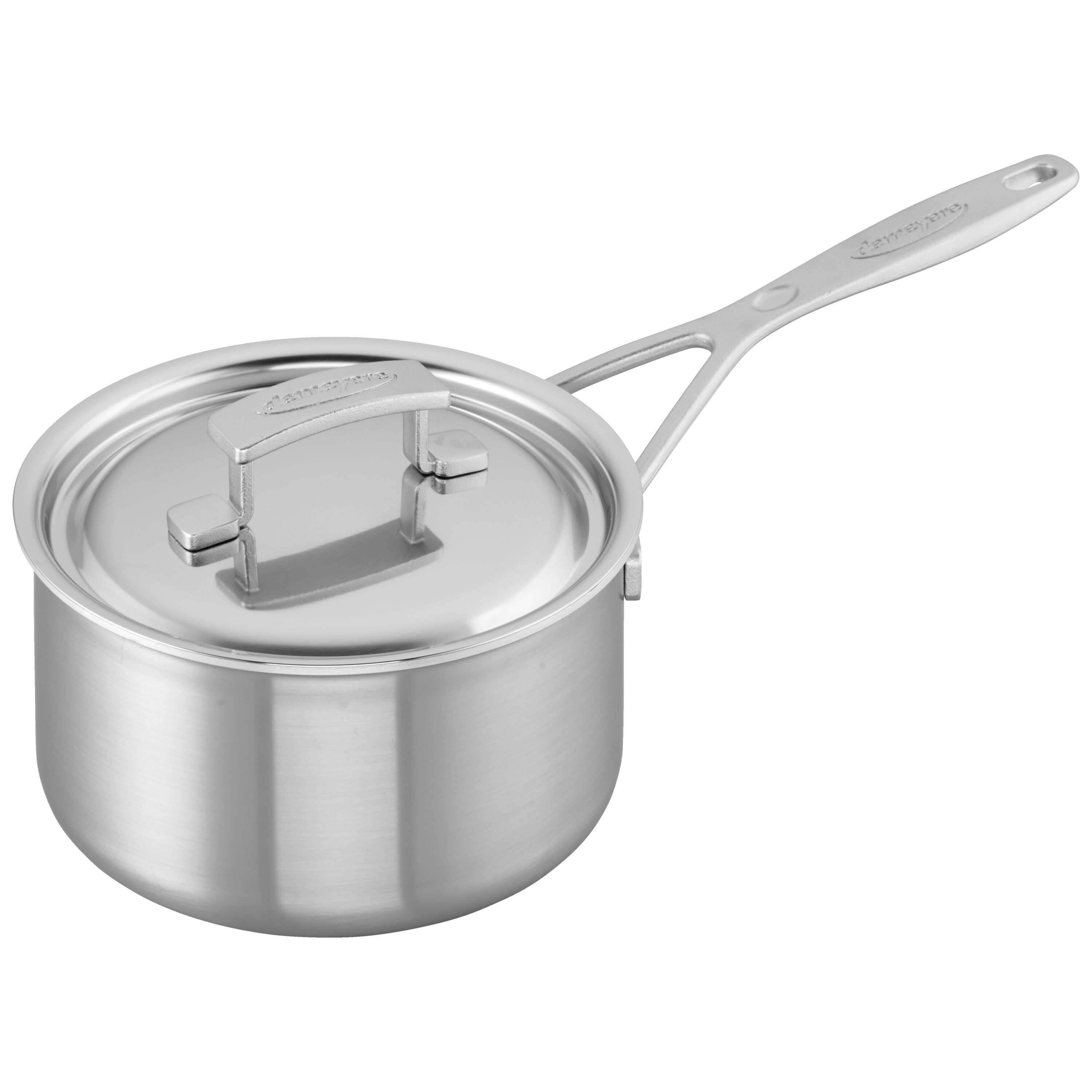 20 cm 18/10 Stainless Steel Saucepan with lid silver