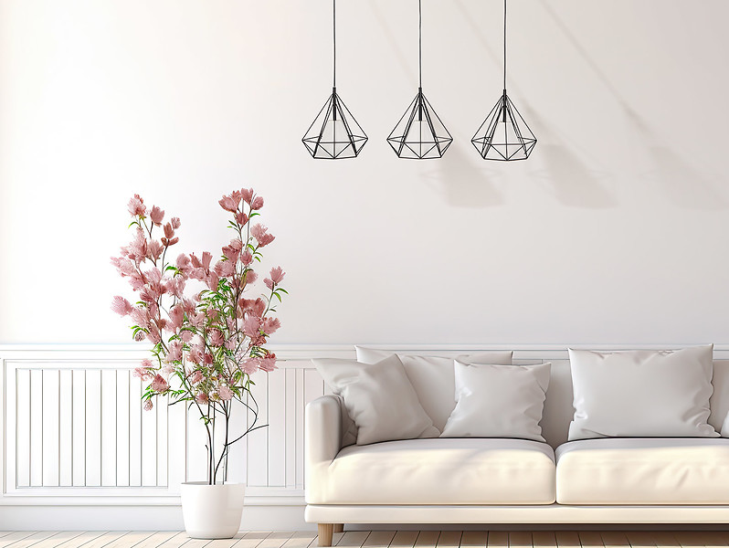Lampa wisząca Hira 3-punktowa metalowa czarna