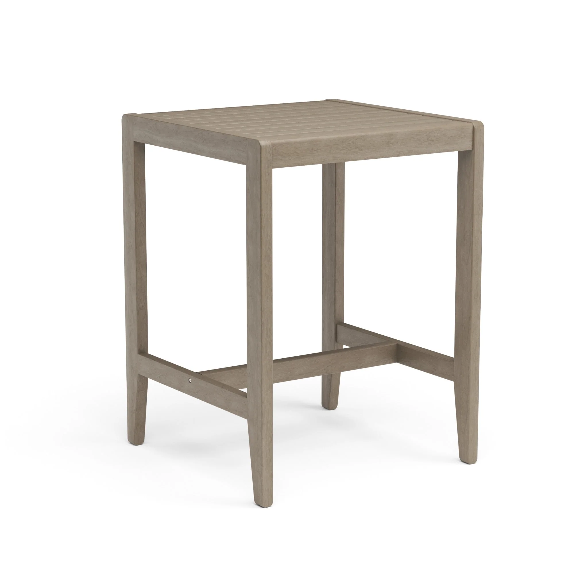 Homestyles Sustain Gray Wood Outdoor High Bistro Table - 30 x 30 x 40