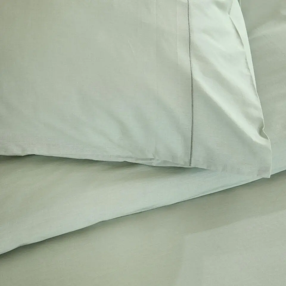 Walra - Dekbedovertrek Remade Uni Essence - 240x220 cm - Groen