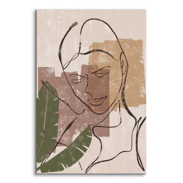 Obraz Kobiecy Portret W Stylu Boho 20x30cm