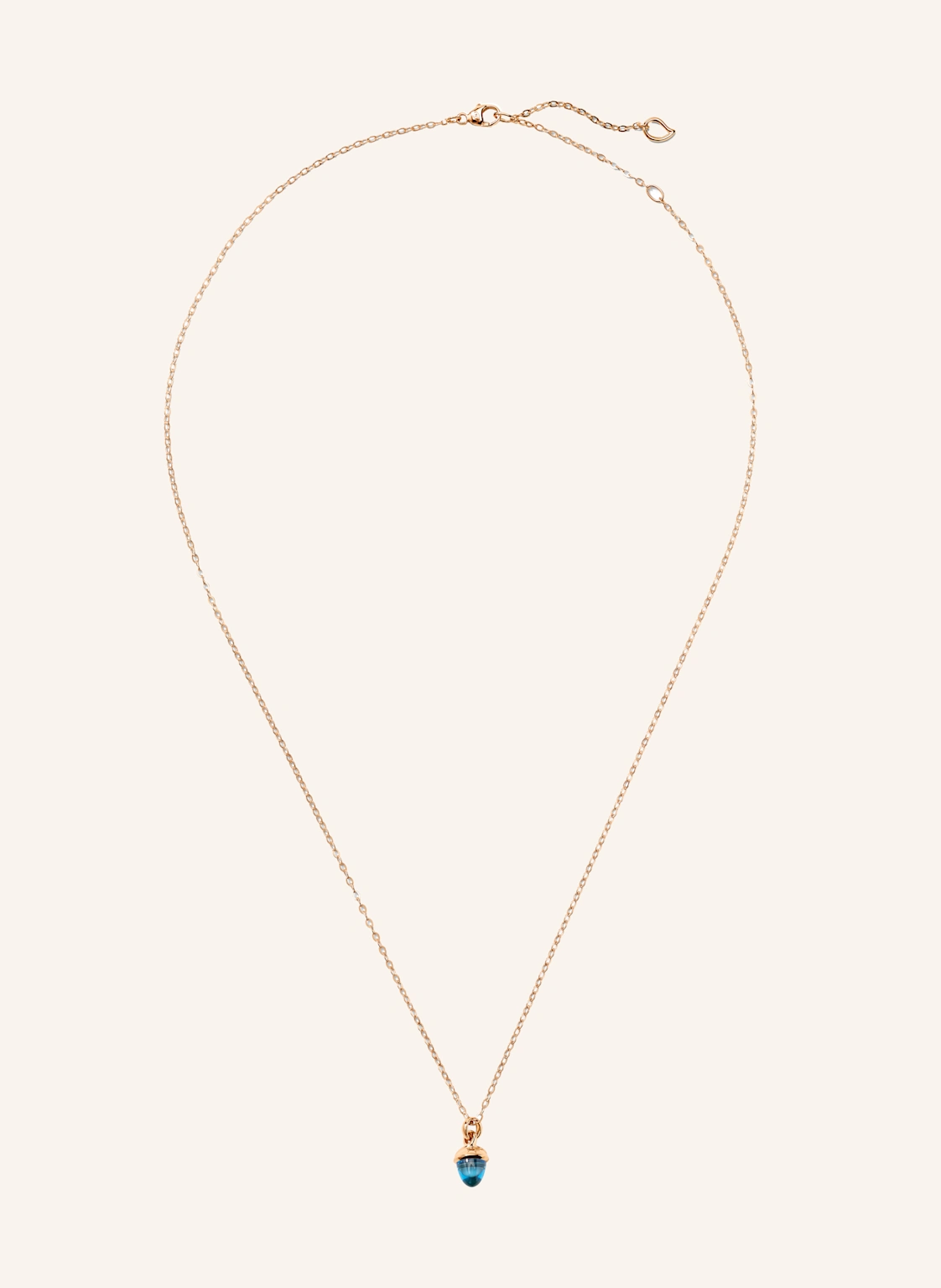 TAMARA COMOLLI Halskette NECKLACE 'MYMIKADO' WITH SWISS TOPAZ aus 18 Karat Roségold und Swiss Topas
