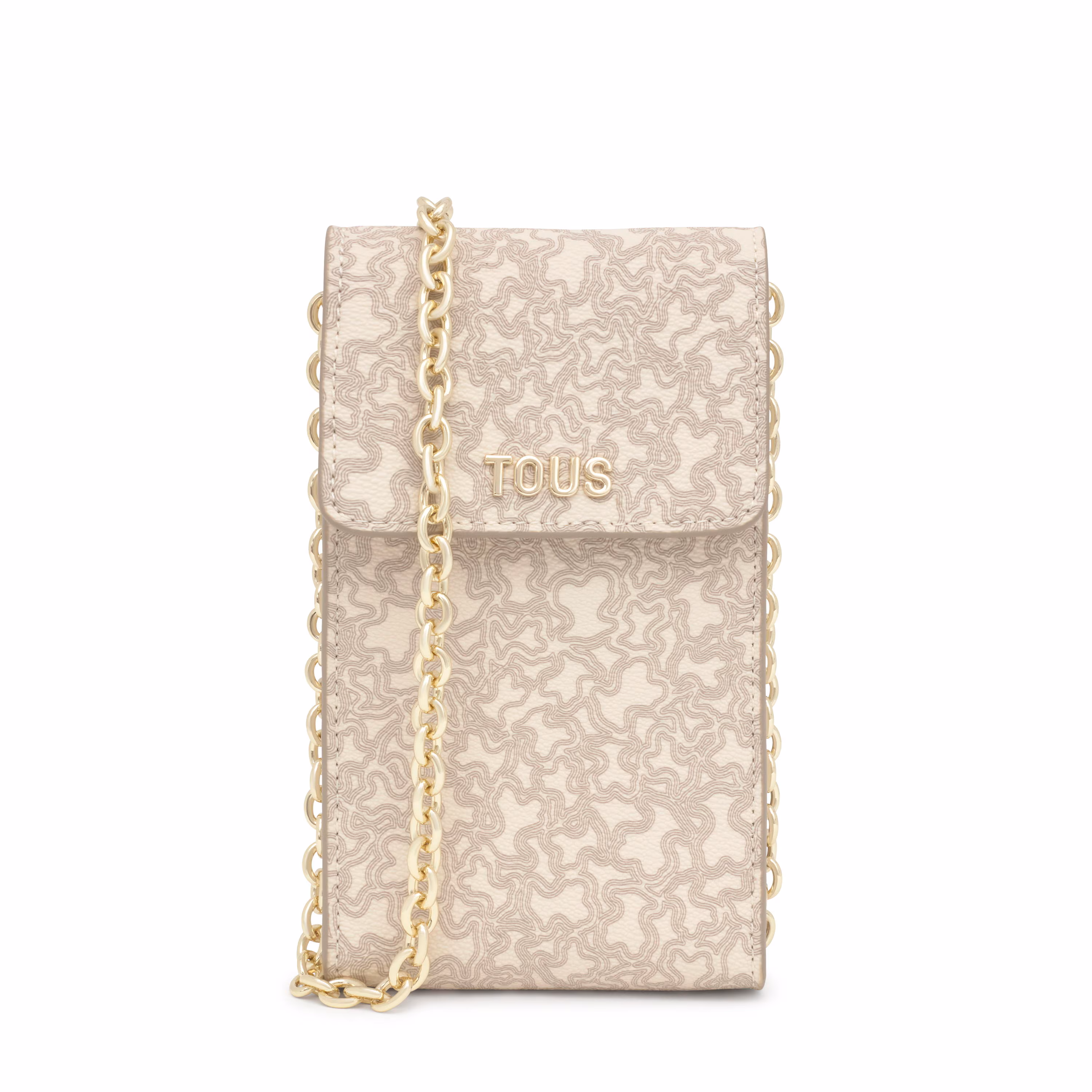 Funda de móvil colgante beige Kaos Mini Lines