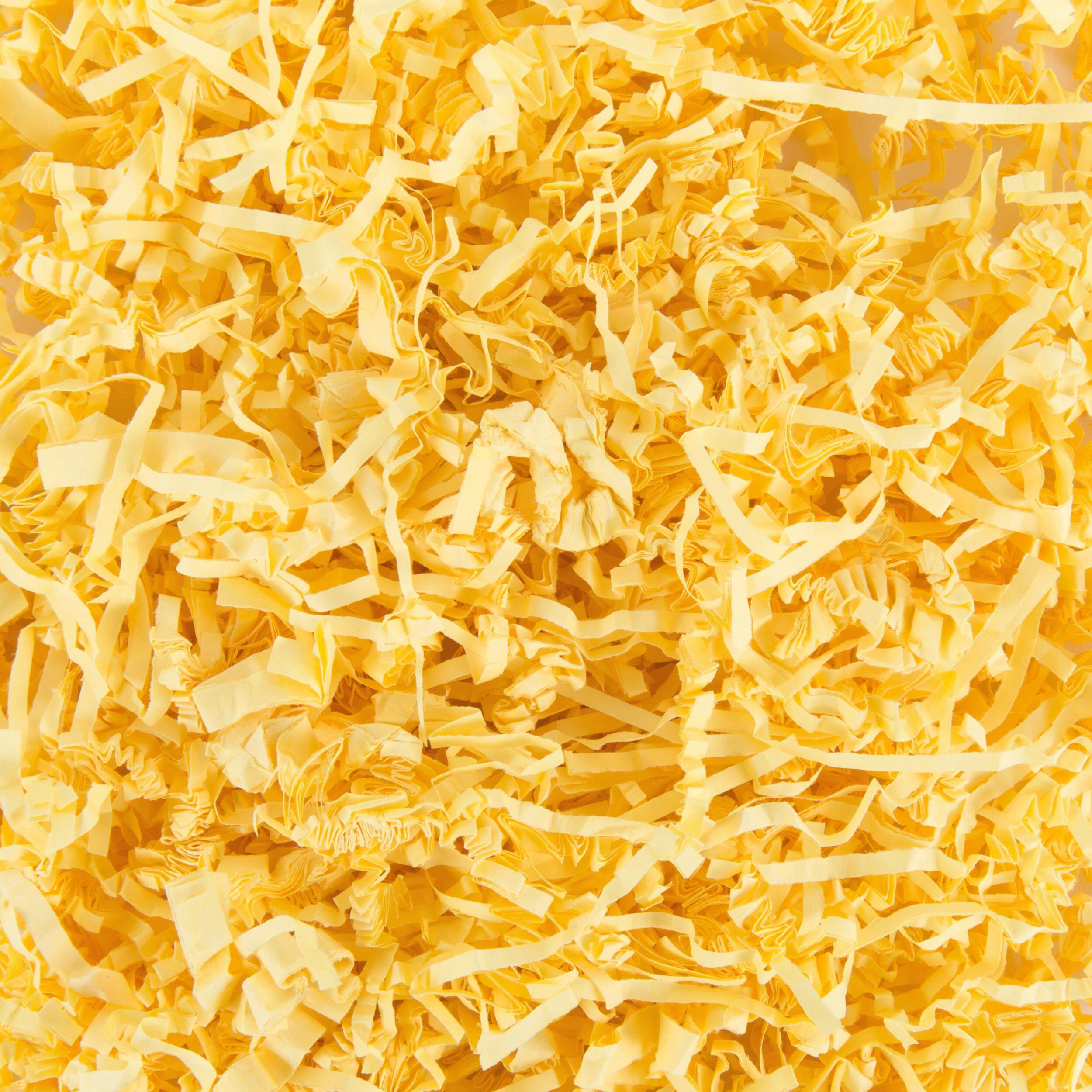 Yellow Crinkle Paper Shreds
