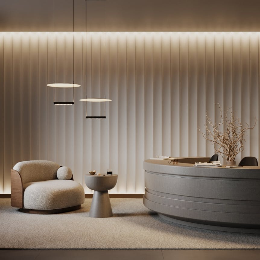 Suspension design LED - abat-jour disque 327 cm AVON