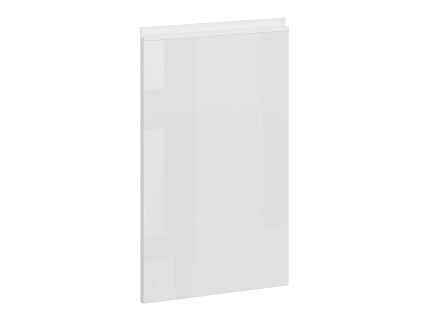 Front do zmywarki z zakrytym panelem Sole 45 cm biały połysk
