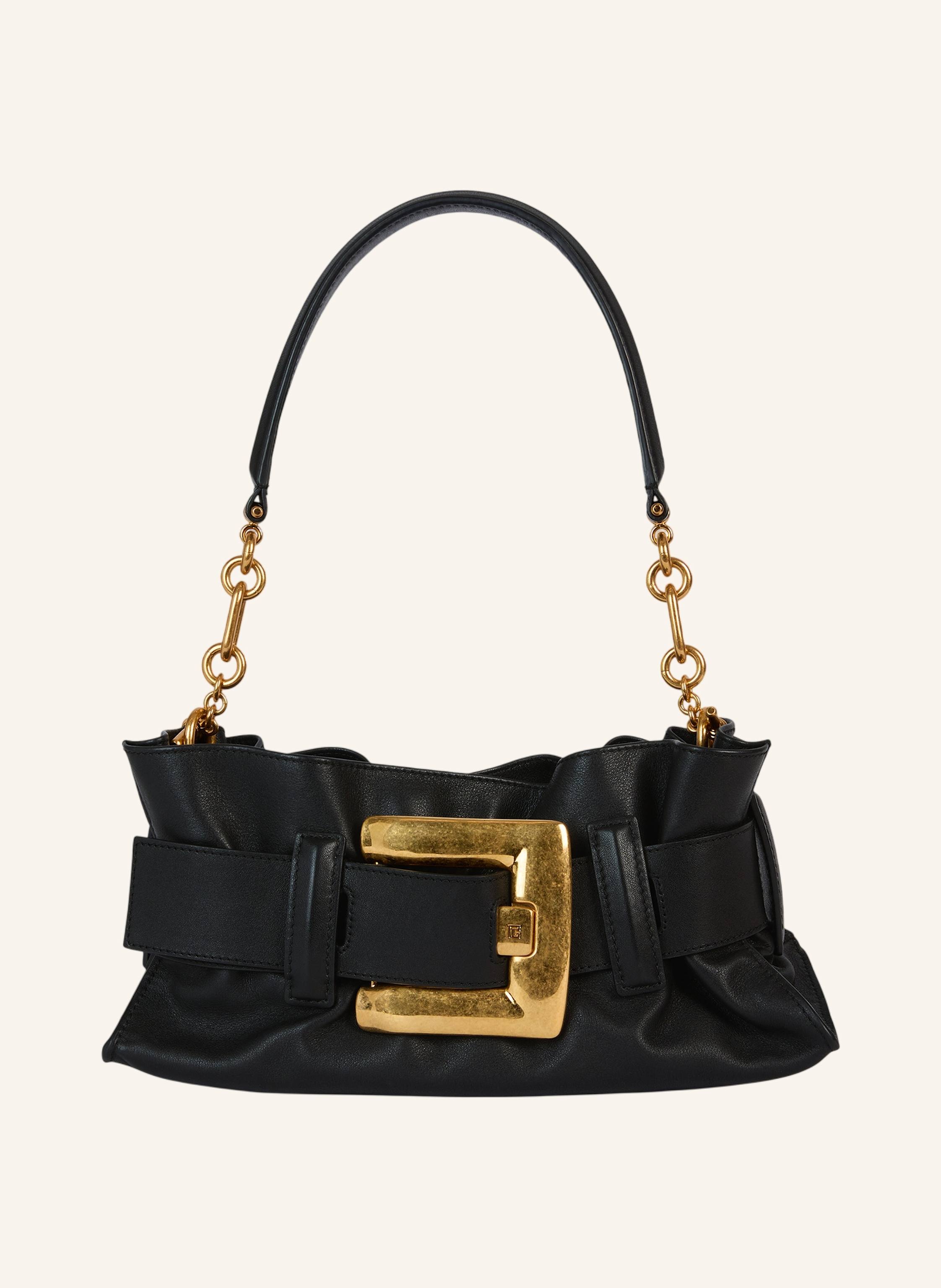 BALMAIN Anthem Mini-Tasche aus Glattleder
