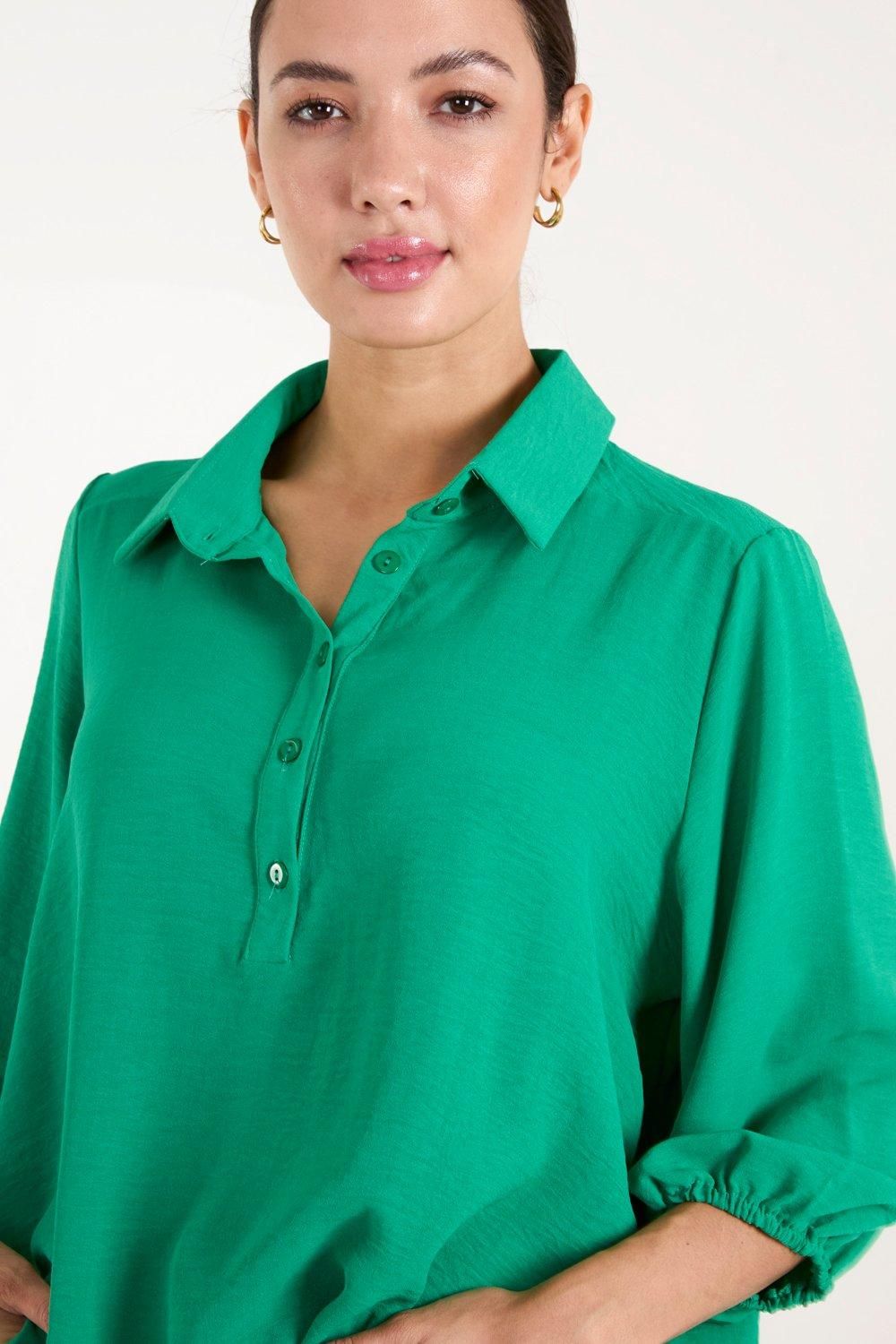 Blue Vanilla Front Button Shirt