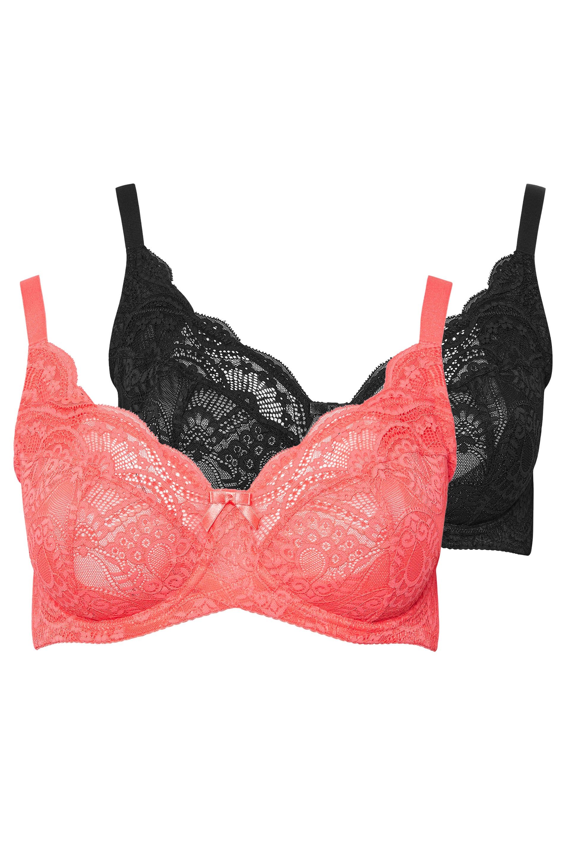 Yours 2 Pack Lace Underwired Bras