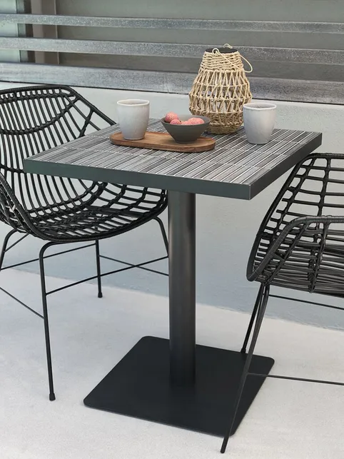 Cafébord STENUNGSUND B60xL60 grå