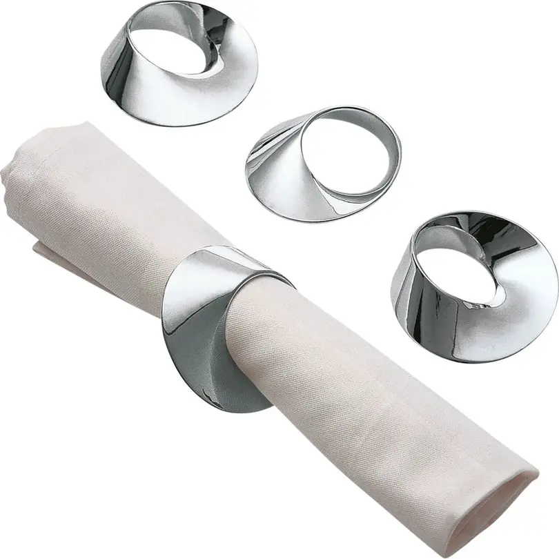 Serviettenring 4er-Set SWIRL