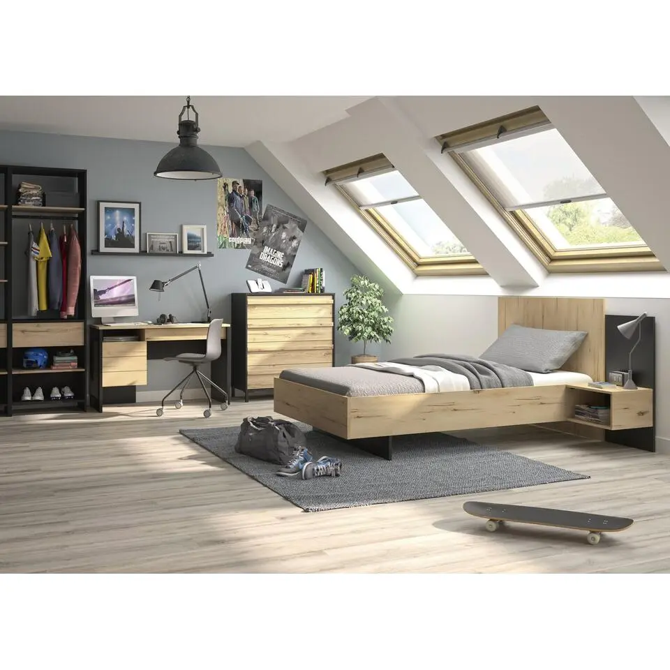 Twijfelaar Mimizan - 120 x 200 cm - Helvezia Oak-design