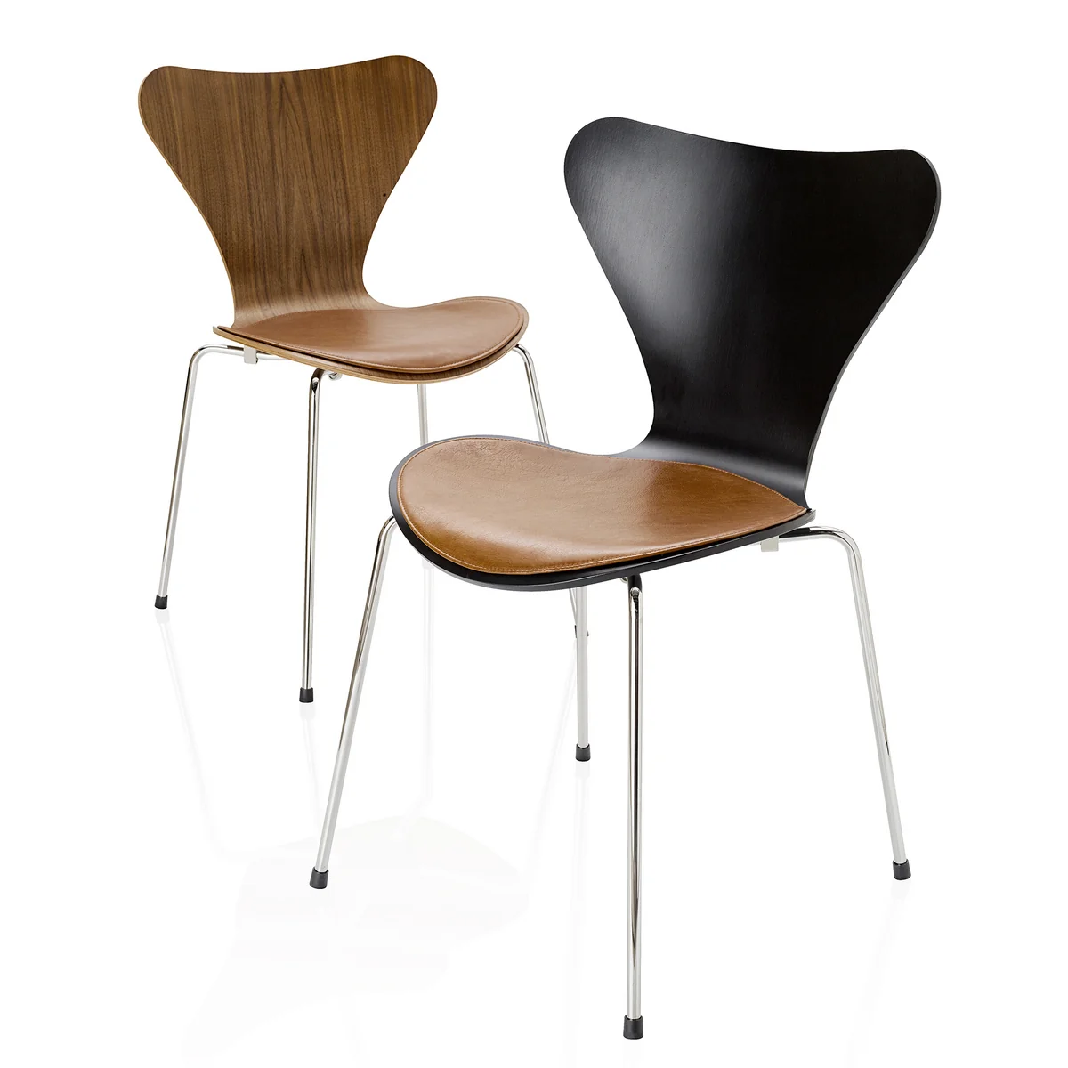Fritz Hansen - Serie 7 Leder Sitzkissen, essential walnut