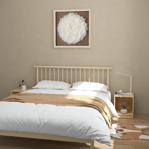 NNEVL Bedside Cabinets 2 pcs 35.5x33.5x41.5 cm Solid Pinewood