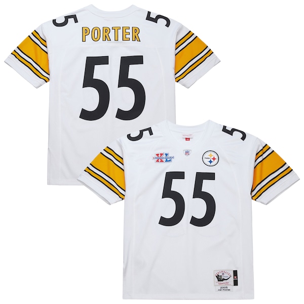 Joey Porter Pittsburgh Steelers  2005 Authentic Throwback Retired Player Jersey - White