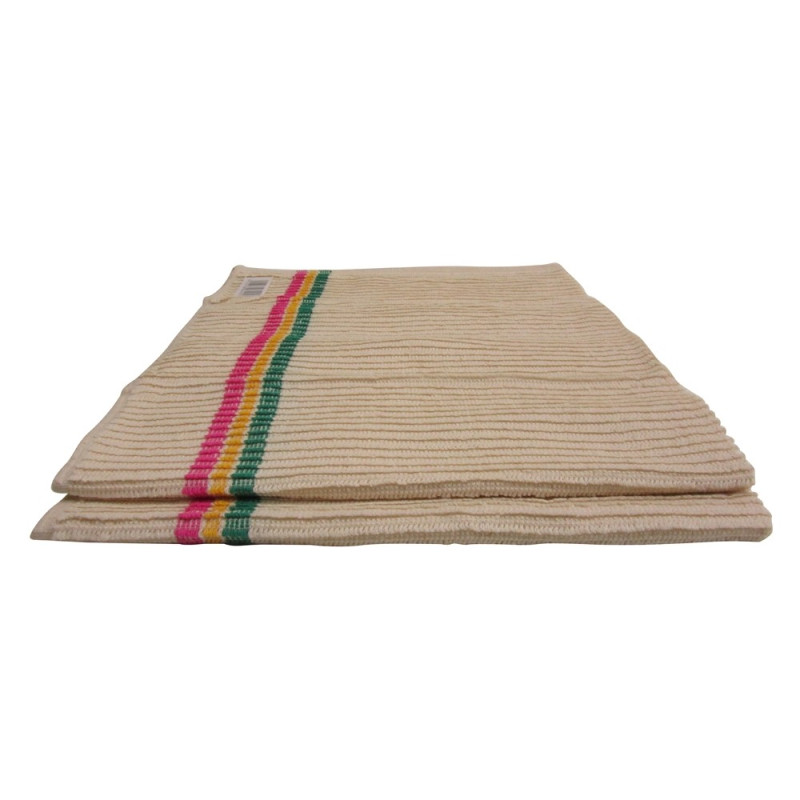 Torchon tissé en coton 70 x 60 cm