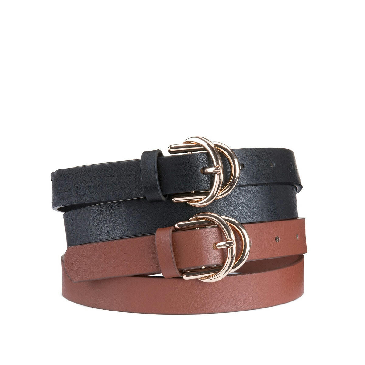 Lot de 2 ceintures anneau double